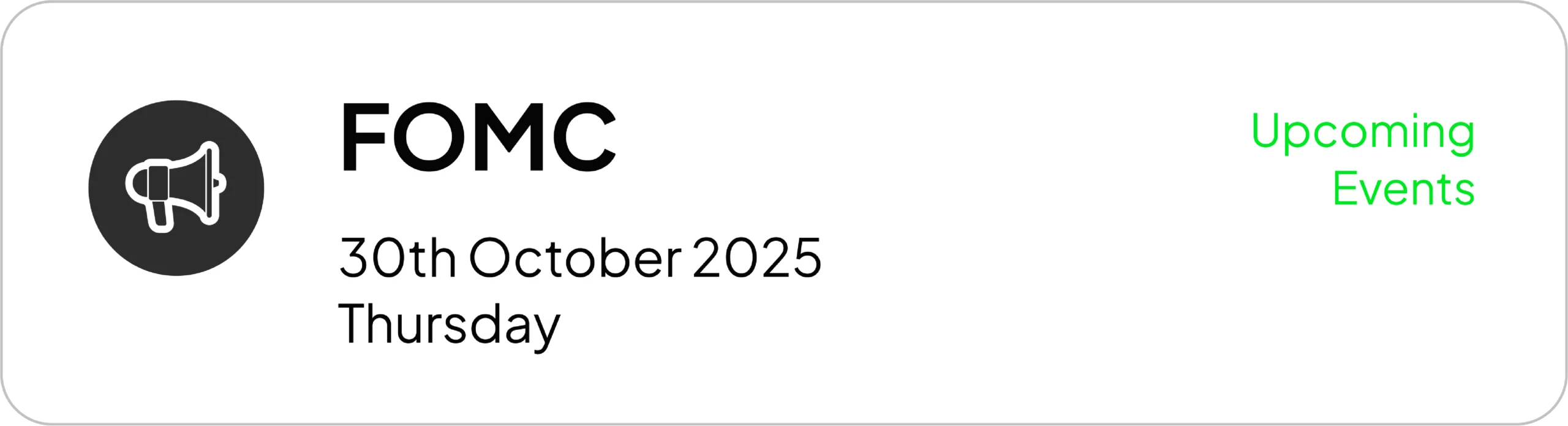 Upcoming Events (WEB)